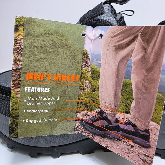 Ozark Trail Waterproof Hiking Shoes Suede Leather Mens Size 7 Lace Up Outdoor main image 5